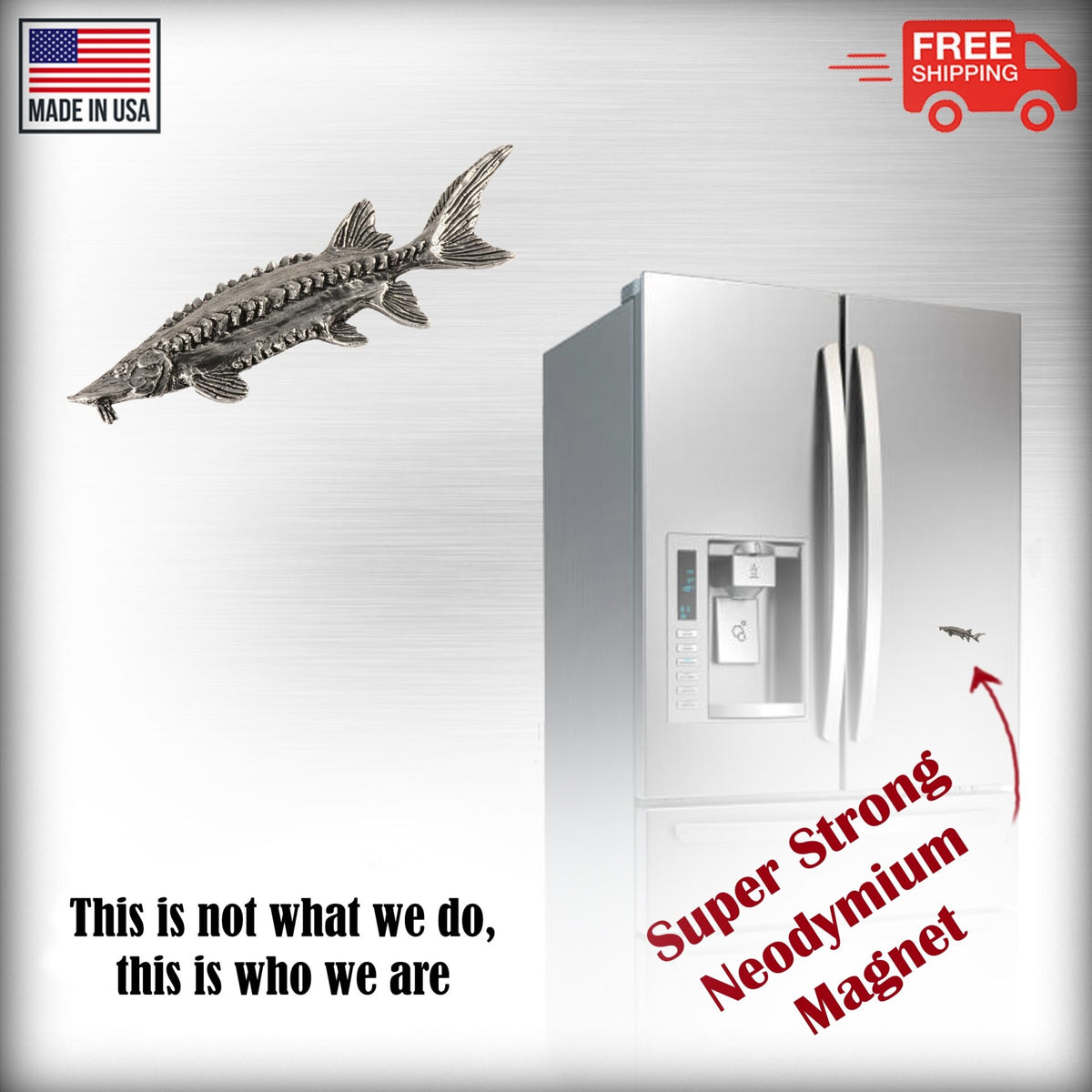 Green Sturgeon Magnet F088