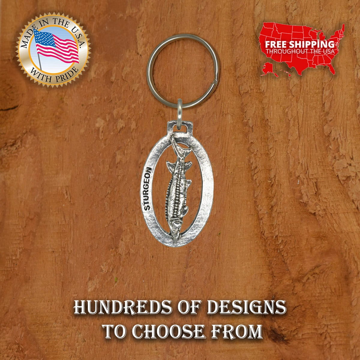 Sturgeon Keychain F090KC