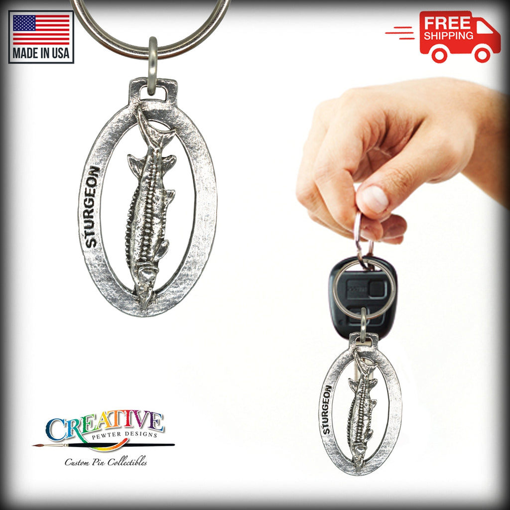 Sturgeon Keychain F090KC