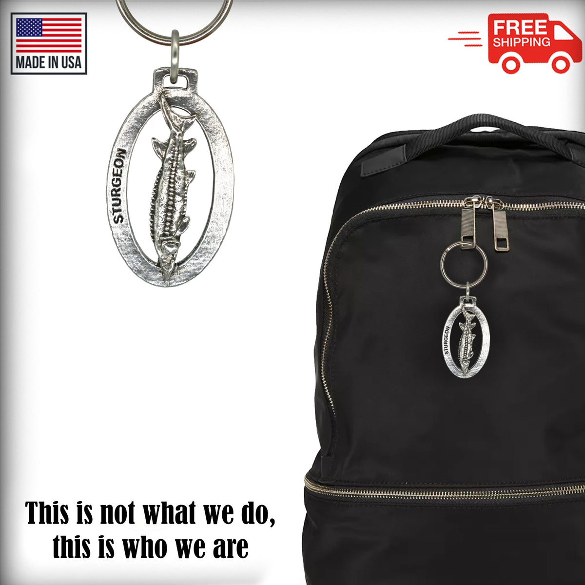 Sturgeon Keychain F090KC