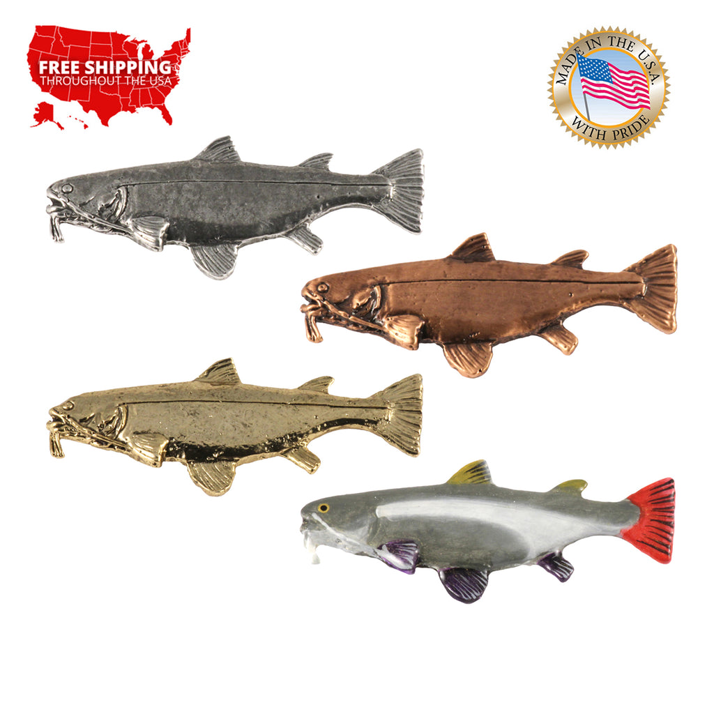 Redtail Catfish Pin F098