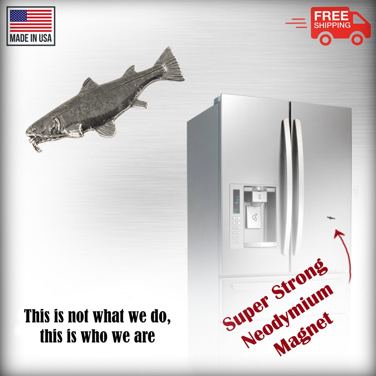Redtail Catfish Magnet F098