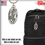 Fish Fossil Skeleton Keychain F112KC