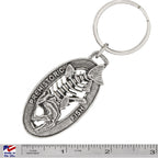 Fish Fossil Skeleton Keychain F112KC