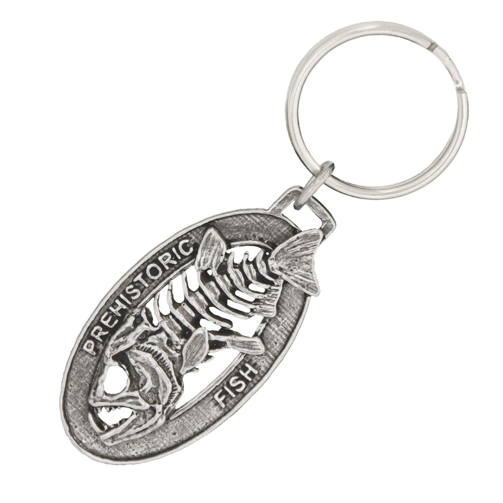 Fish Fossil Skeleton Keychain F112KC