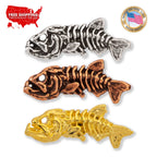 Skeleton Fish Mini Pin F112MP