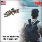 Fish Skeleton Pin F112PR