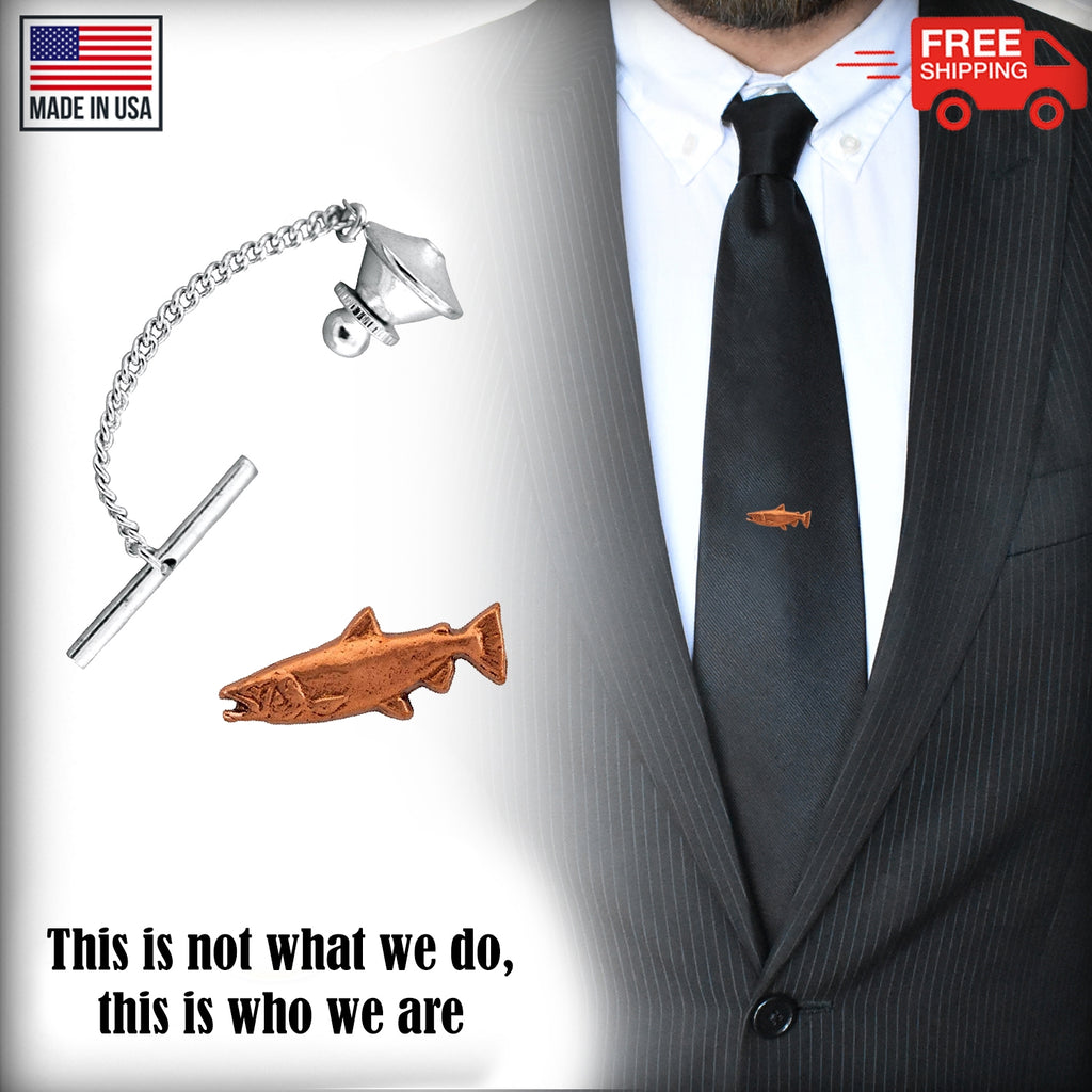 King Salmon Tie Tack F040TT