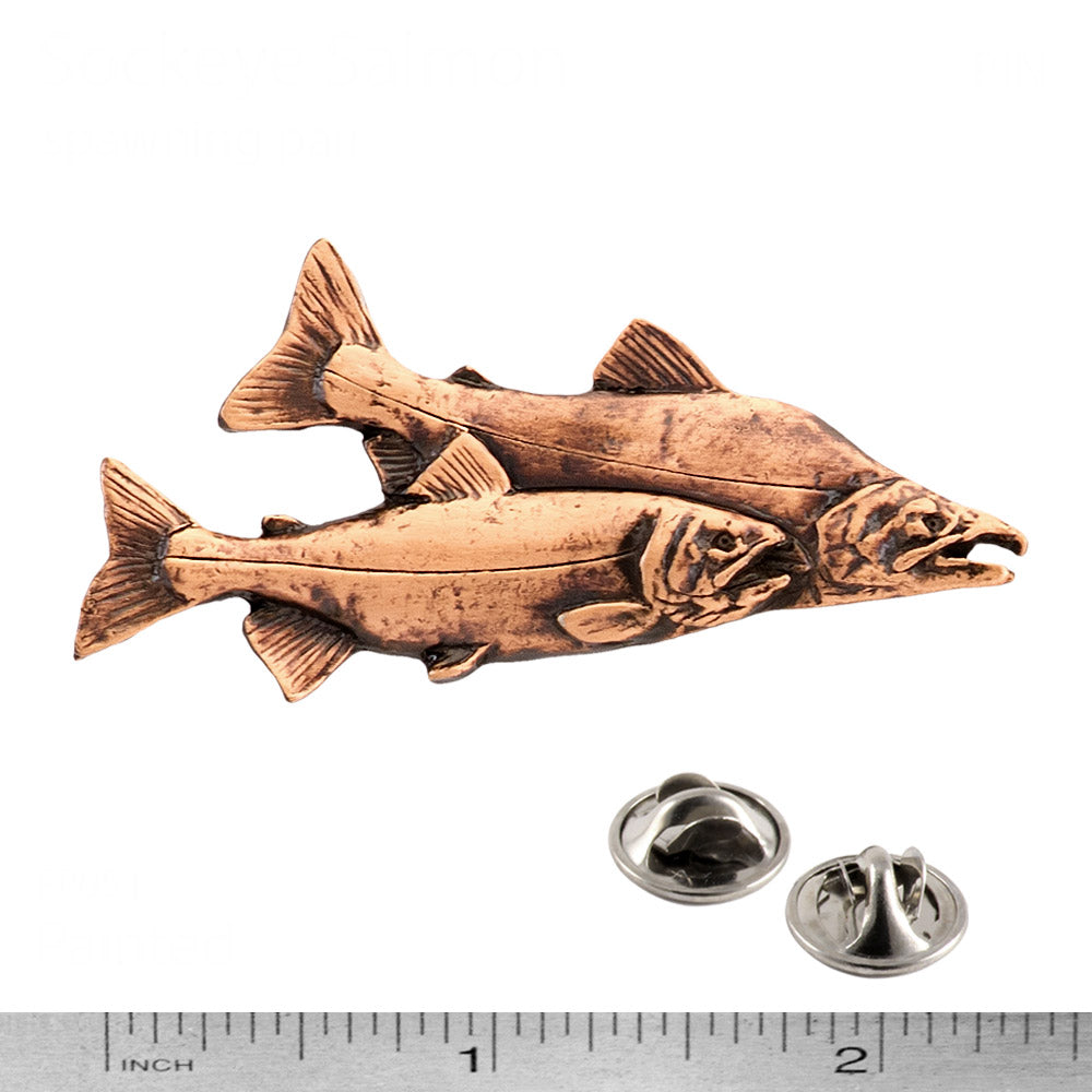 Sockeye Salmon Spawning Pair Magnet F054