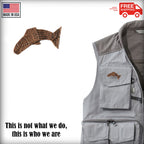 Native First People Salmon Pin F057