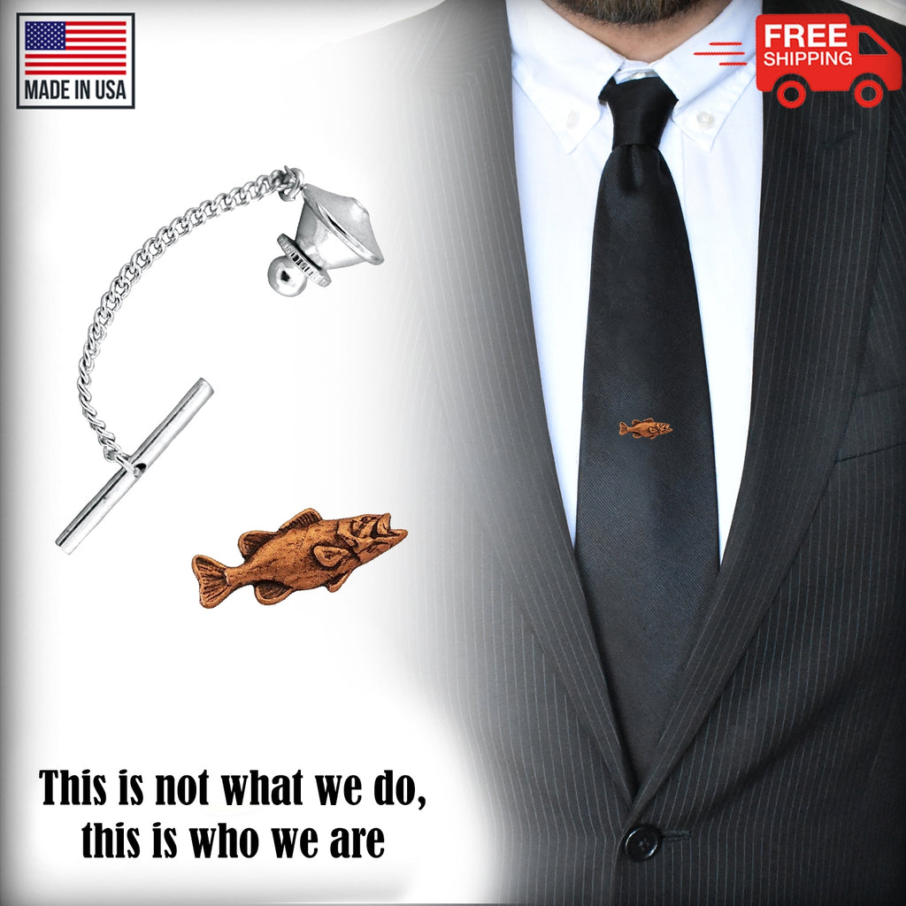 Smallmouth Bass Tie Tack F086TT