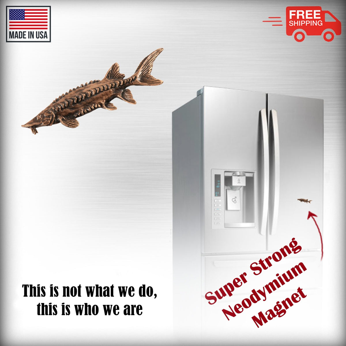 Green Sturgeon Magnet F088