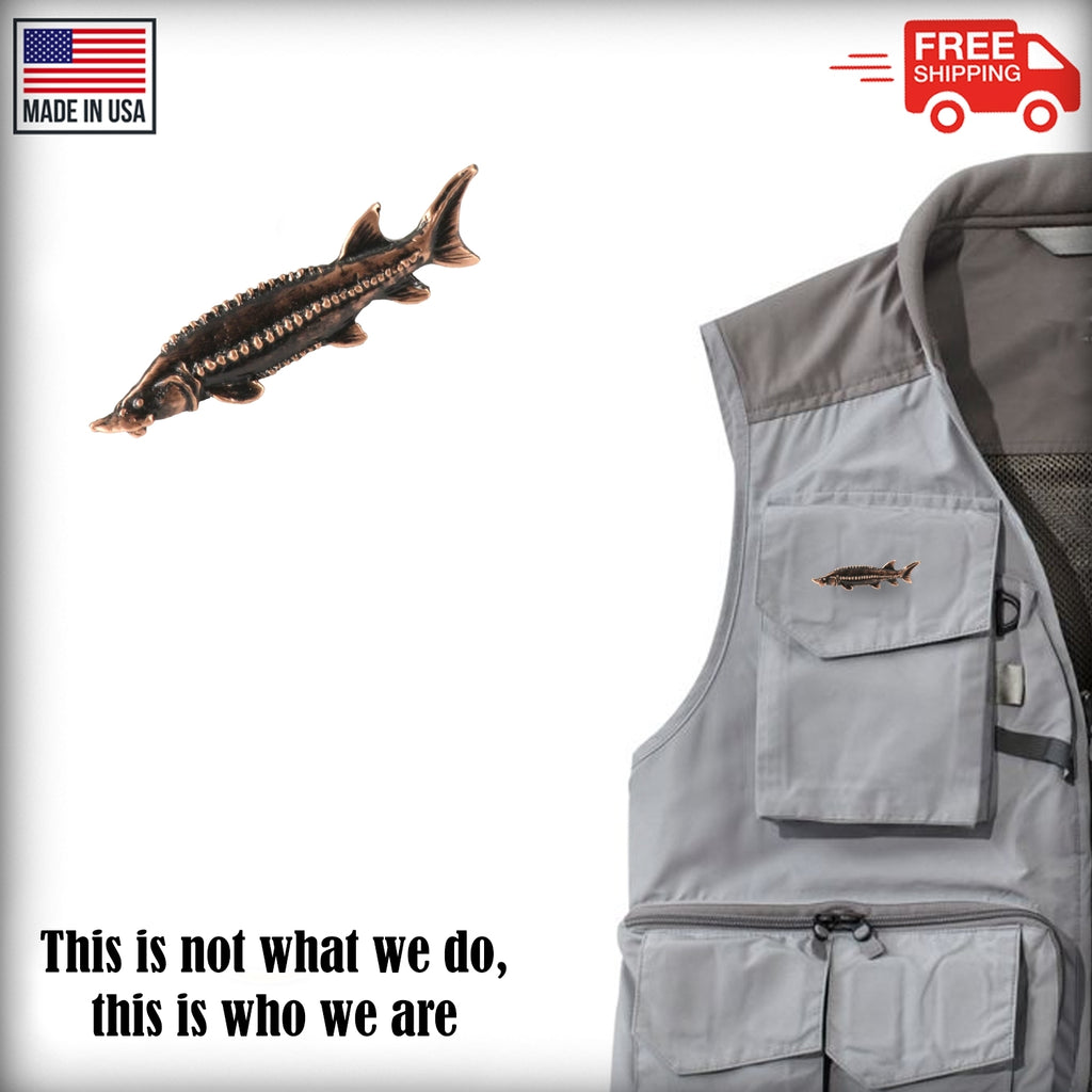 Sturgeon Pin F090