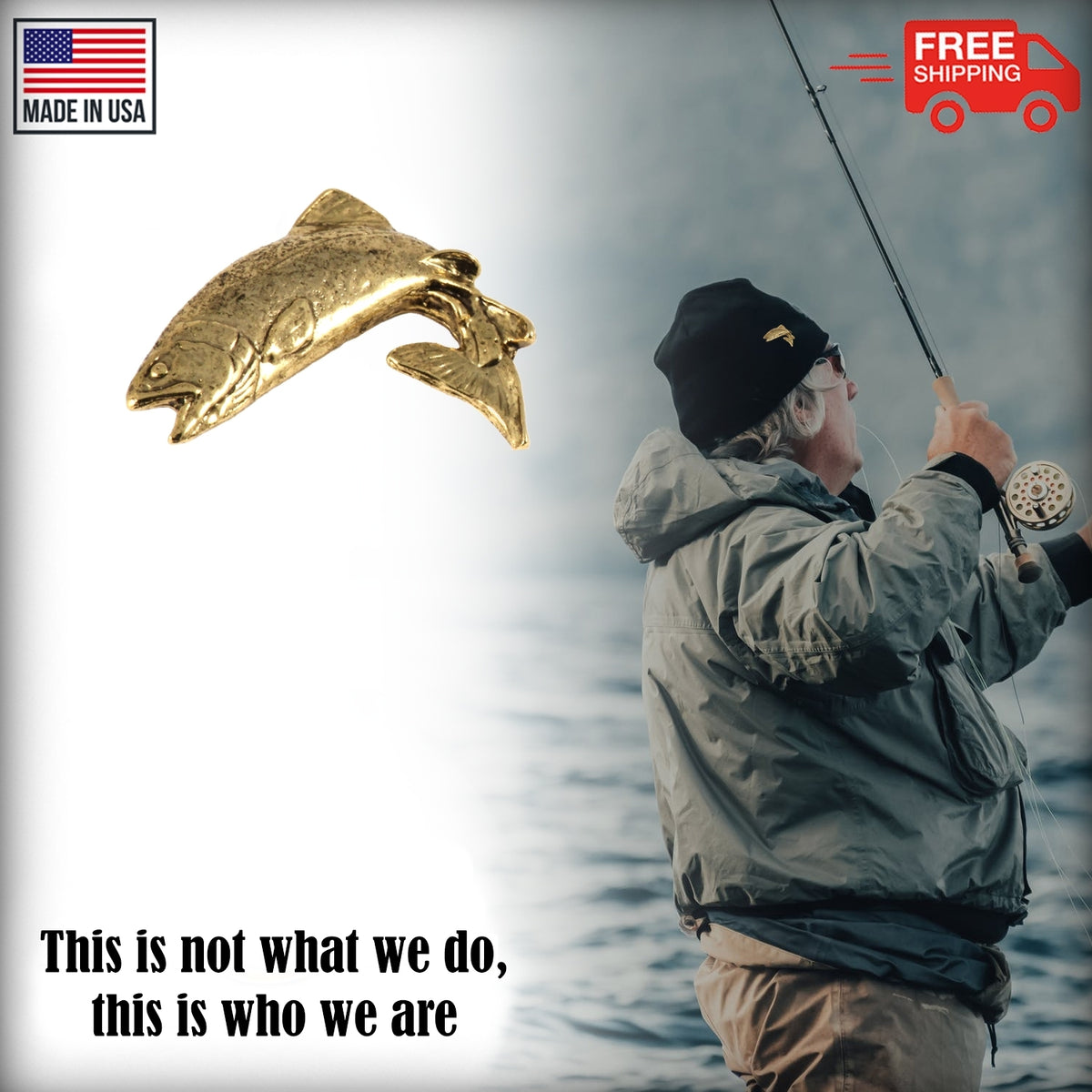 Rainbow Trout Pin F003