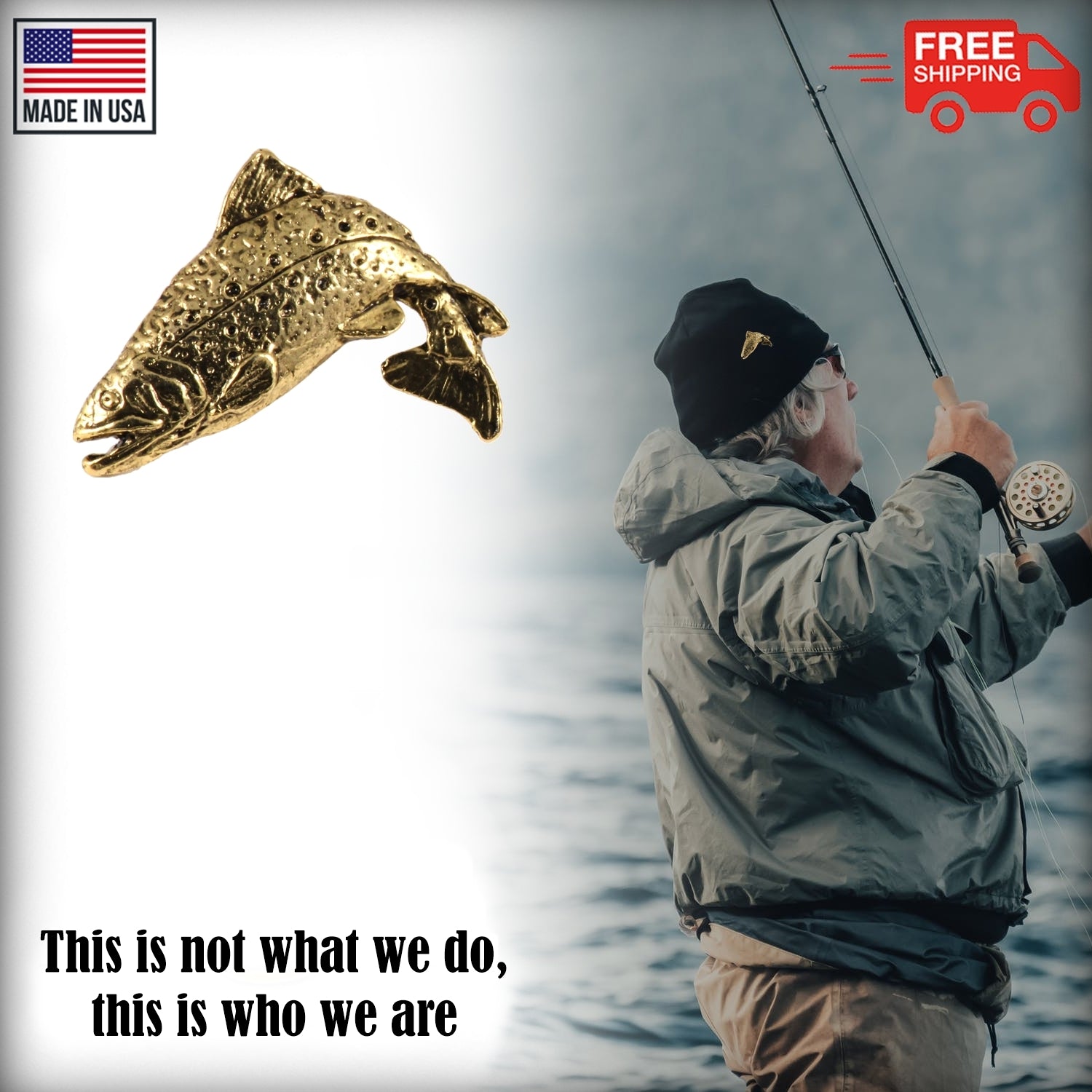 Brook Trout Pin