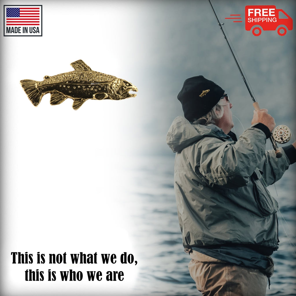 Brown Trout Pin F009