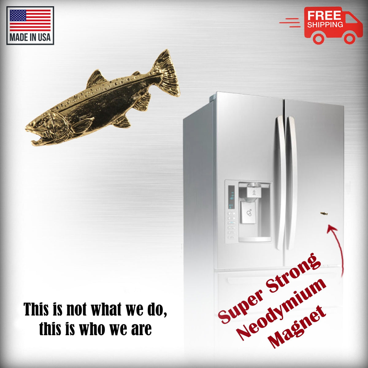 Chinook Salmon Ocean Magnet F041