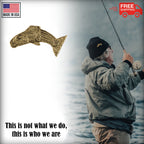 Native First People Salmon Pin F057