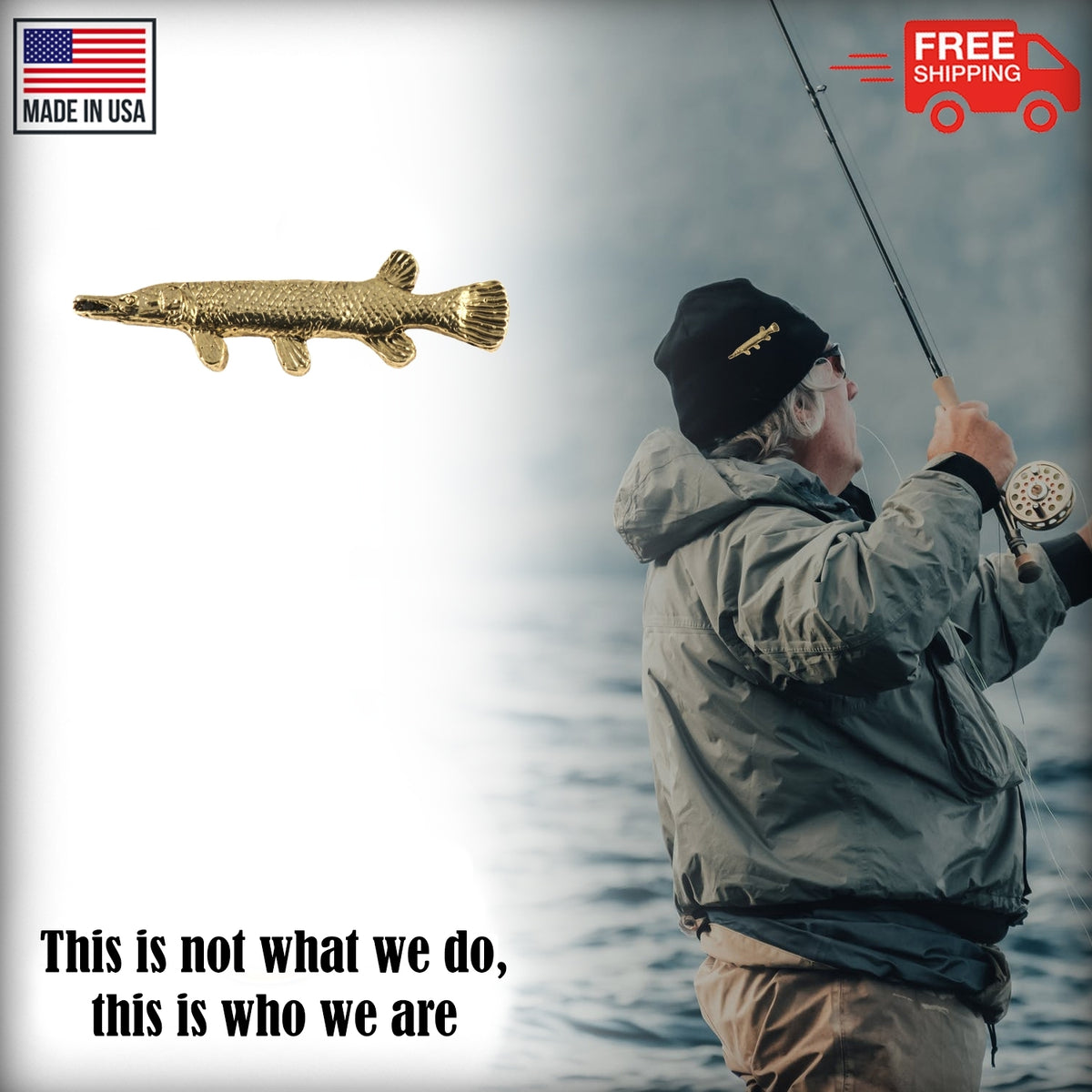 Alligator Gar Pin F080