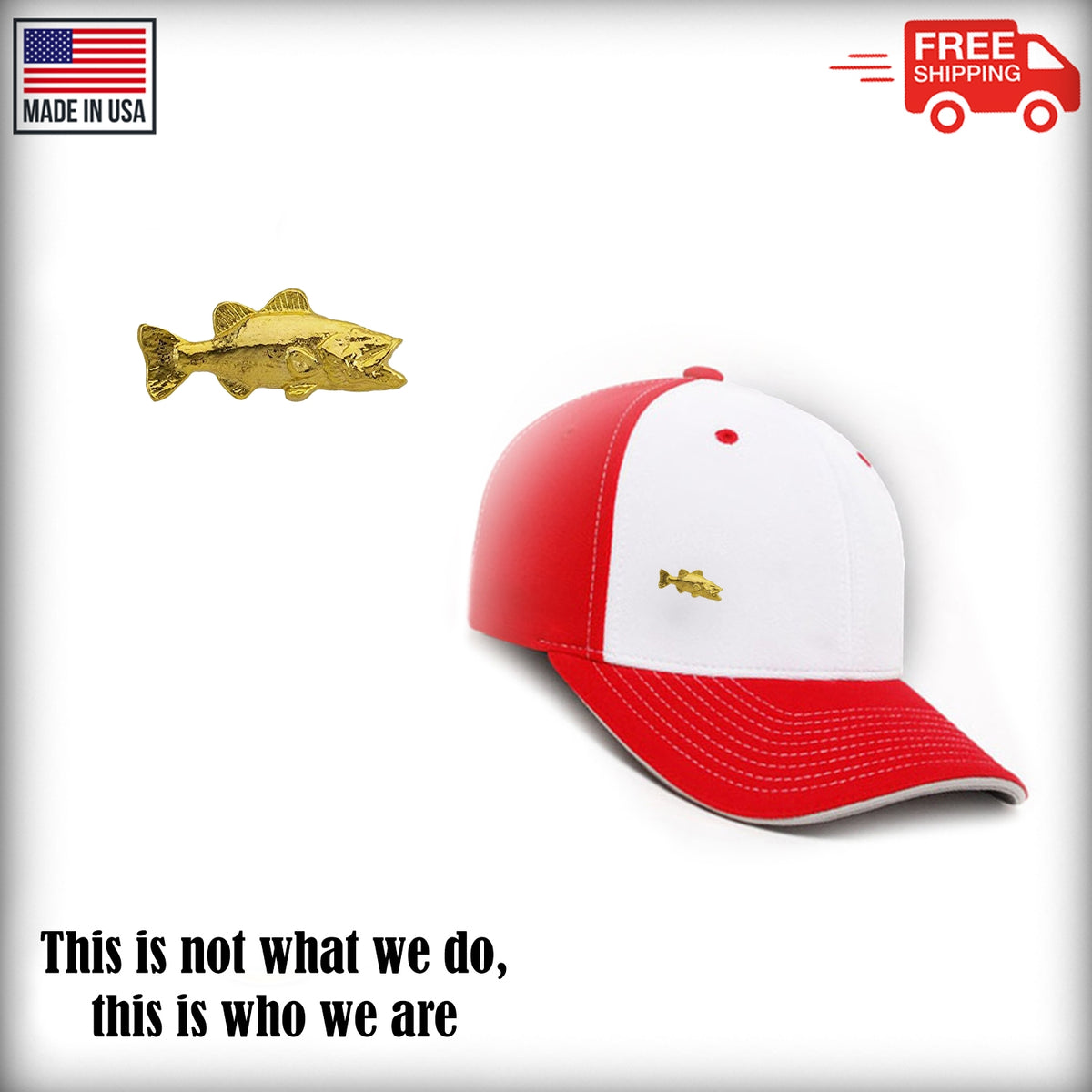 Largemouth Bass Mini Pin F082MP