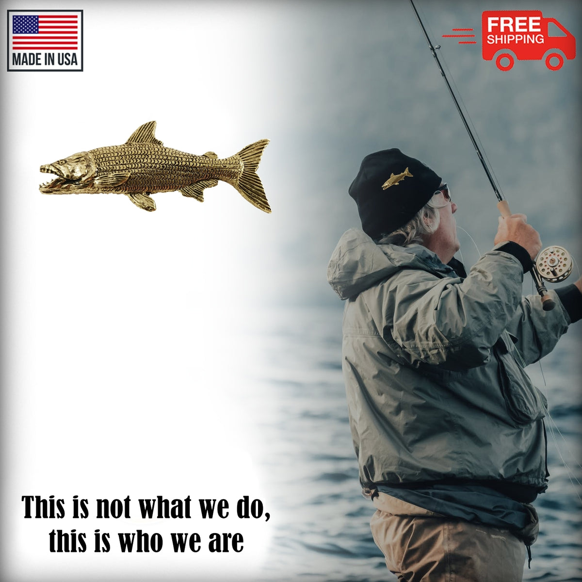 Tigerfish Pin F099PR