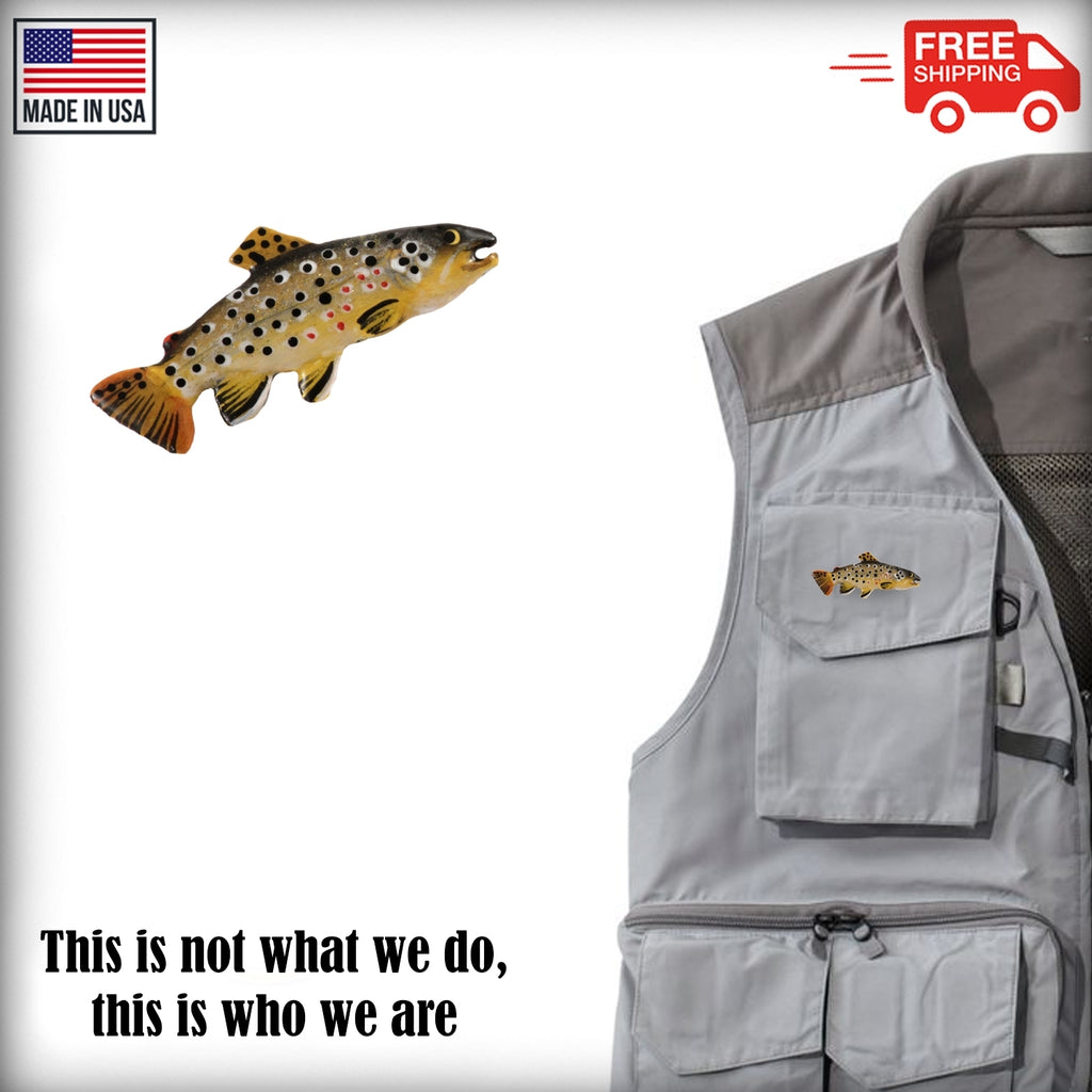 Brown Trout Pin F009