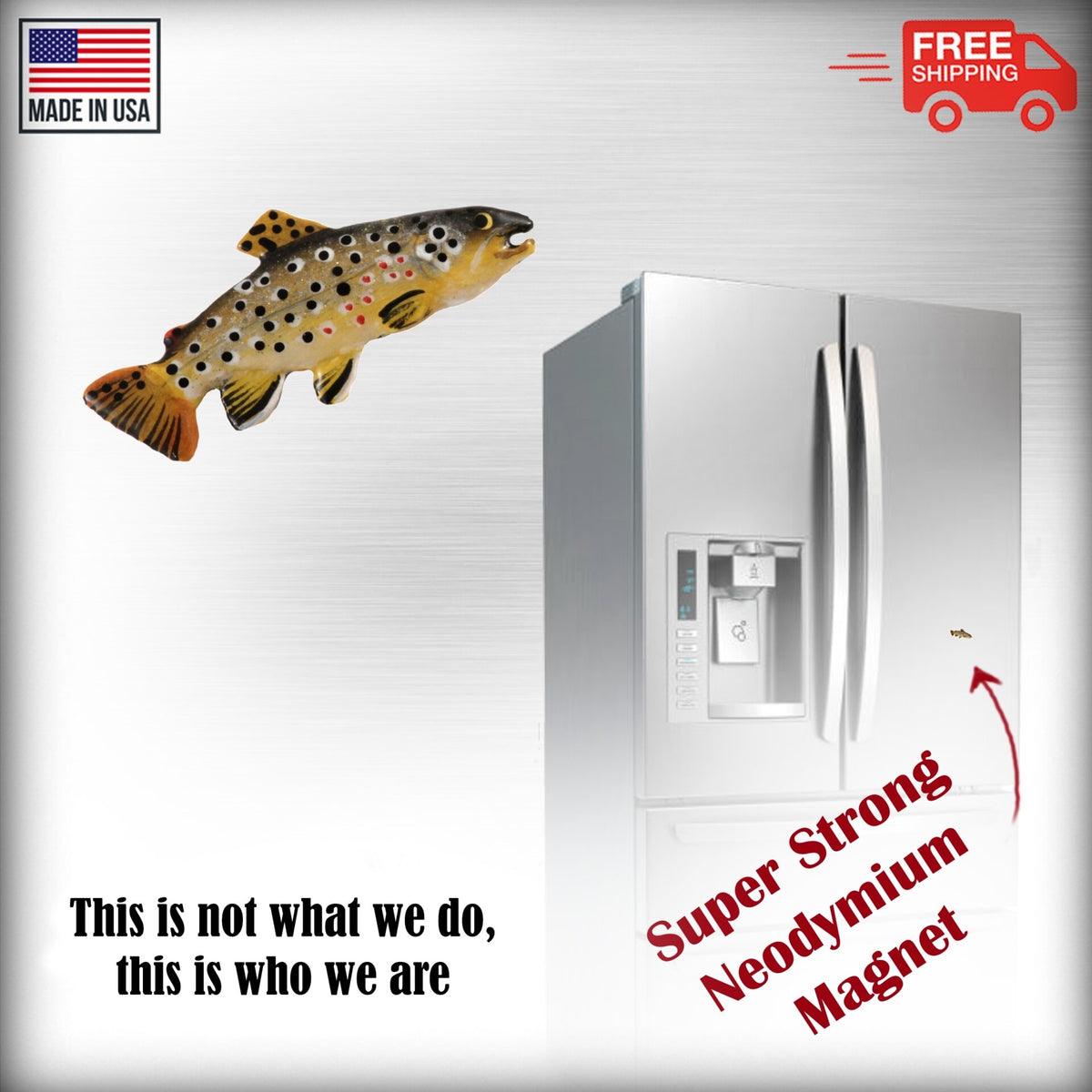 Brown Trout Magnet F009