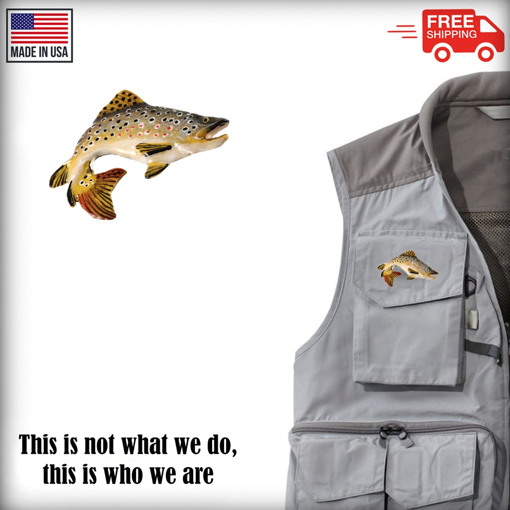 Brown Trout Pin F010PR