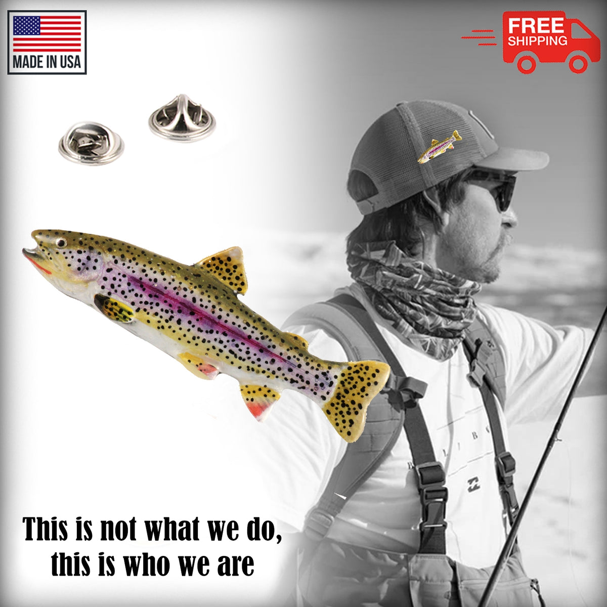 Cutthroat Trout Pin F014