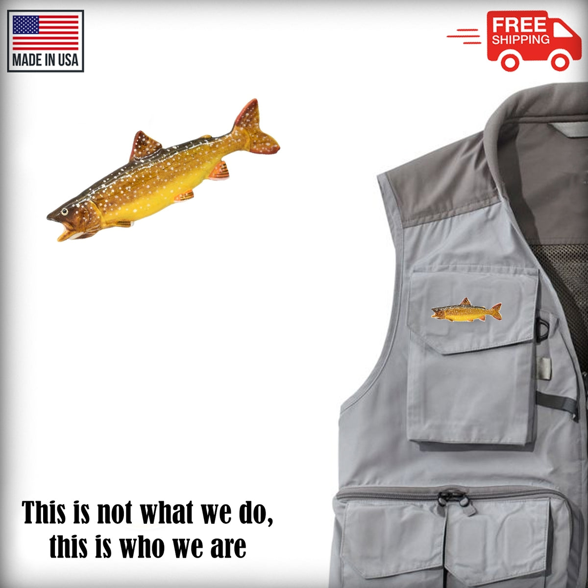 Lake Trout Pin F018