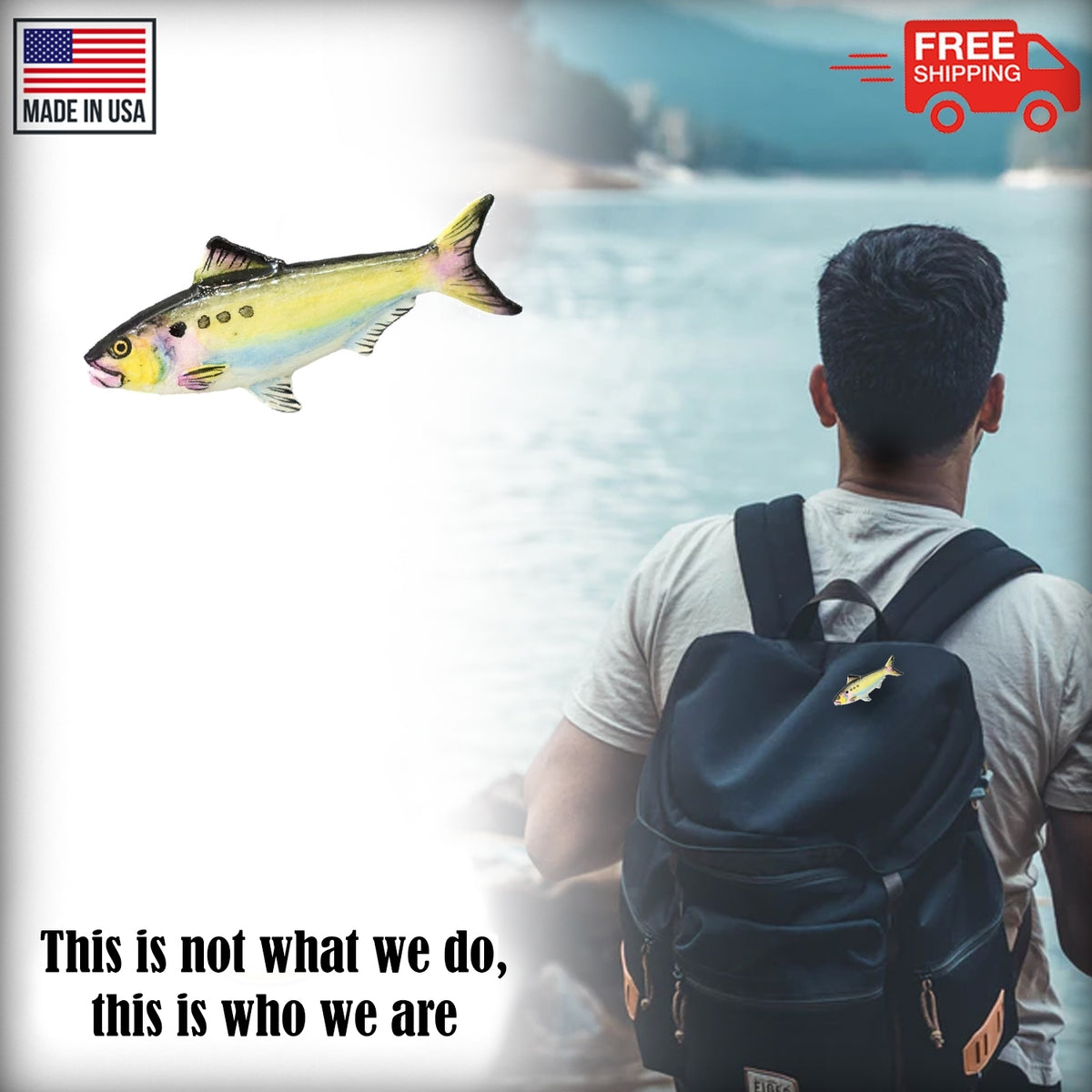 American Shad Pin F027