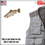 Steelhead Male Fish Pin F032