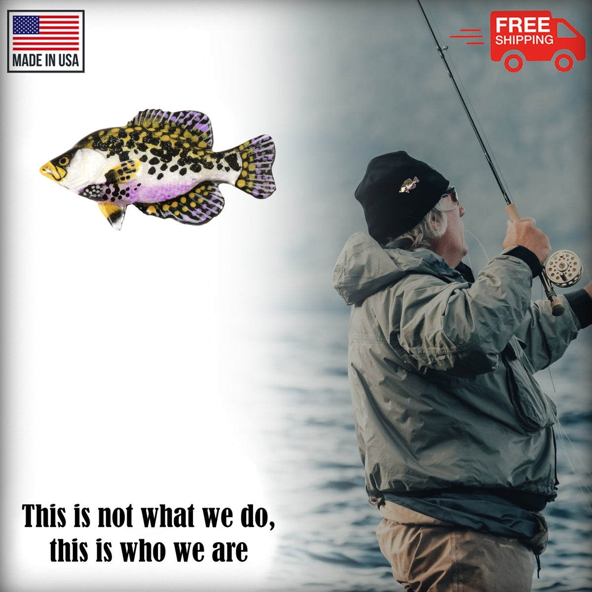 Crappie Pin F072