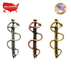Sword and Snake Pin G002