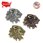 Medieval Lion Head Pin G005