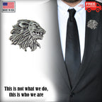 Medieval Lion Head Pin G005