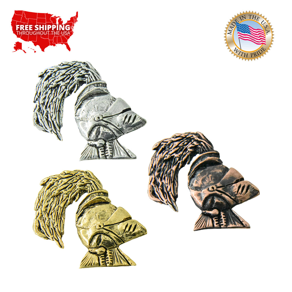 Medieval Knights Helmet Pin G008