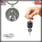 Dragon Flying in Runes Keychain G009KC