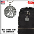 Dragon Flying in Runes Keychain G009KC
