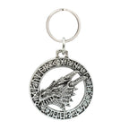 Dragon Walking in Runes Keychain G011KC