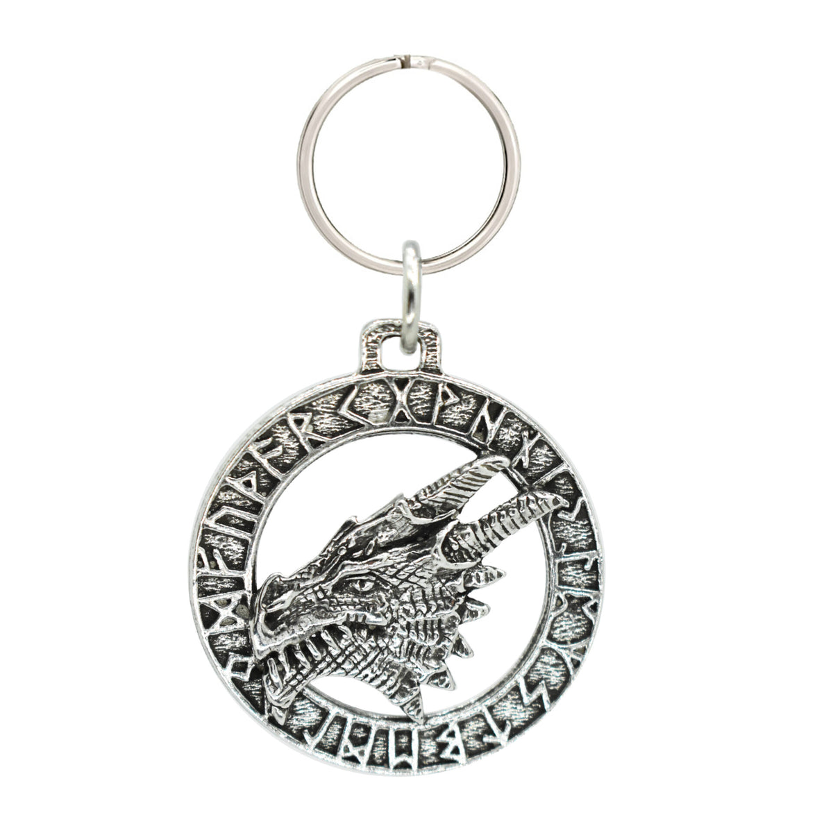 Dragon Walking in Runes Keychain G011KC