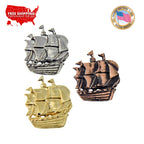 Wooden Sailing Ship Pin G012