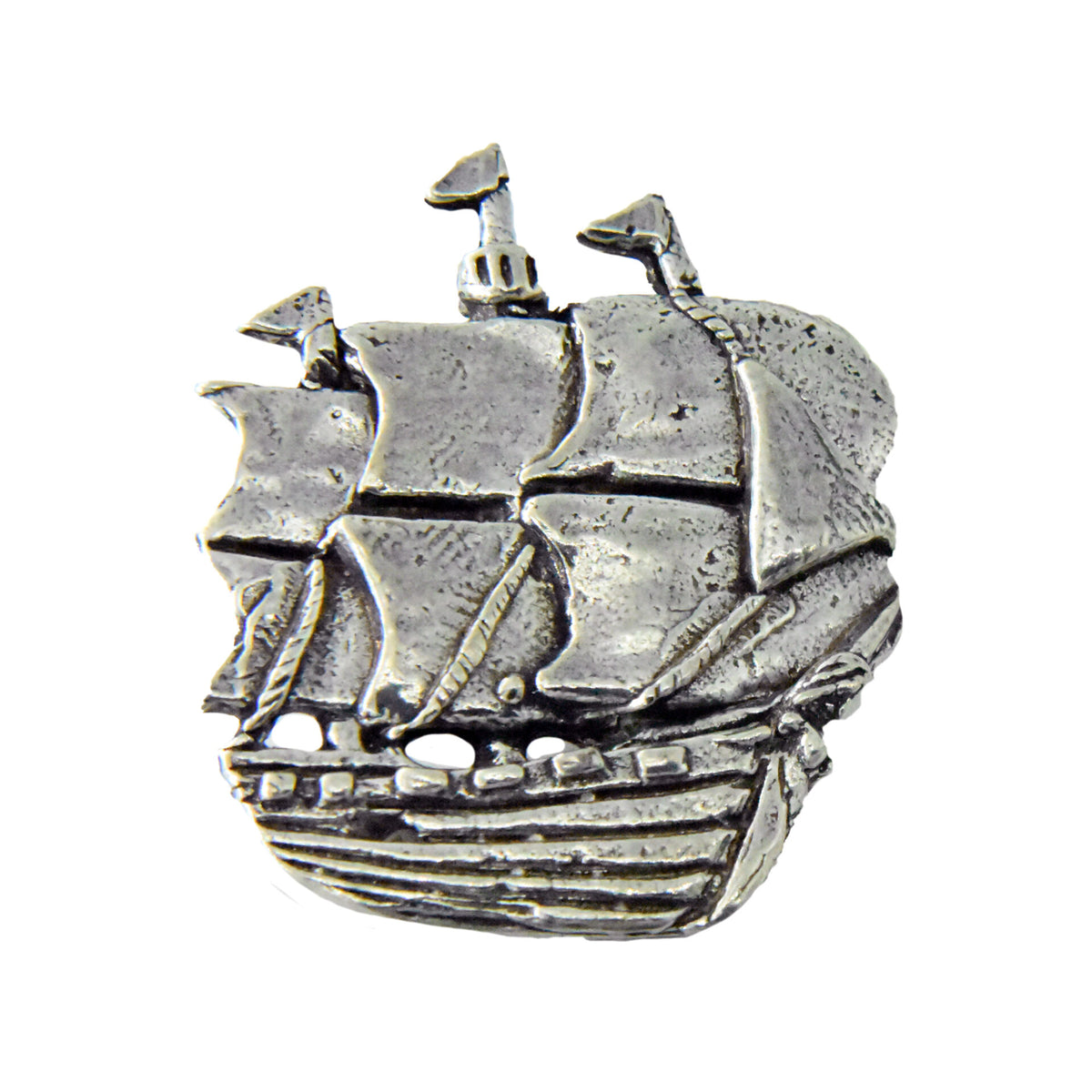 Wooden Sailing Ship Pin G012