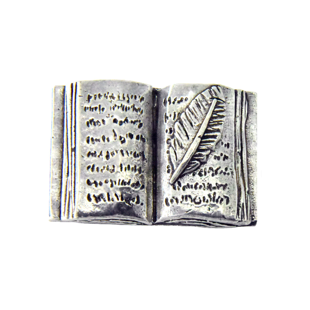 Book and Quill Pin G013