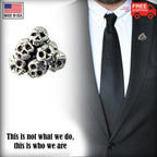 Skull Pile Pin G014