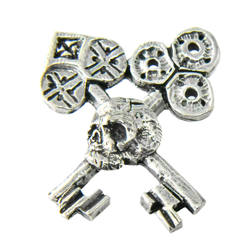 Skull And Keys Pin G016