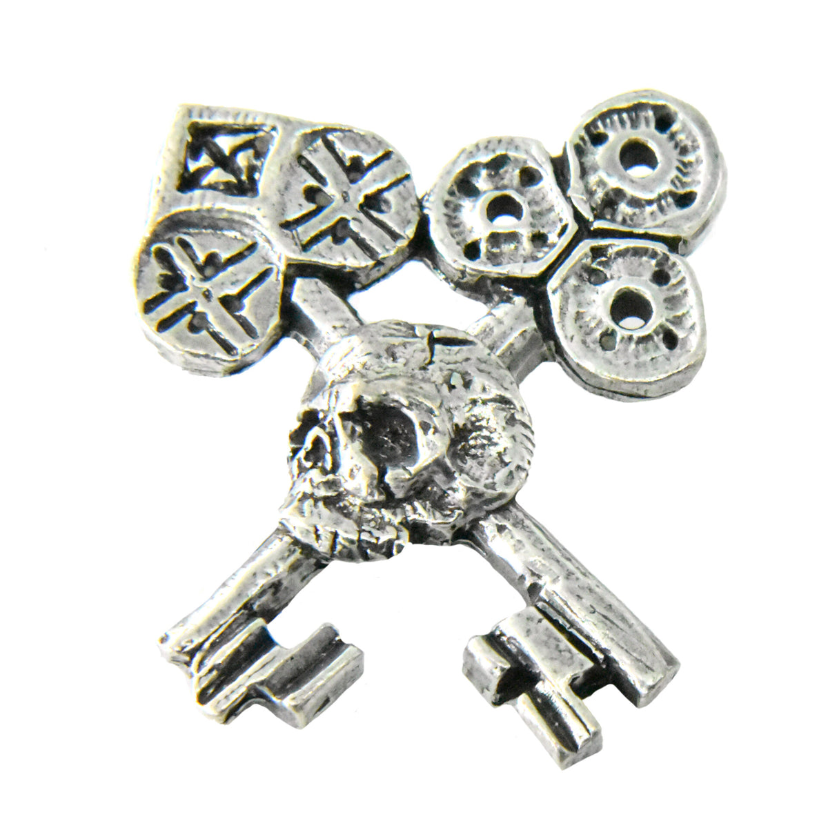 Skull And Keys Pin G016