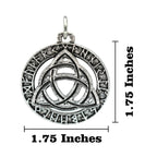 Celtic Knot in Runes Keychain G026KC