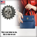 Gear With Skull Pin G034