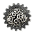 Gear With Skull Pile Pin G036